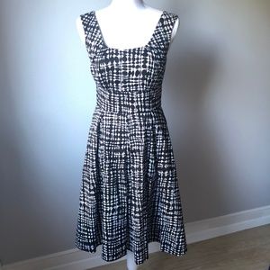 Calvin Klein Black and White Dress